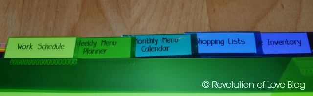 Revolution of Love Blog - planner_meal_3