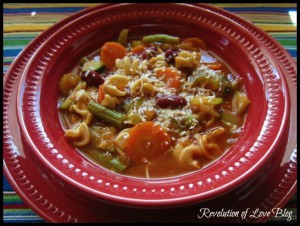 Revolution of Love Blog - minestrone soup