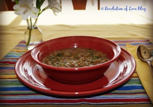 slow cooker lentil soup with kale