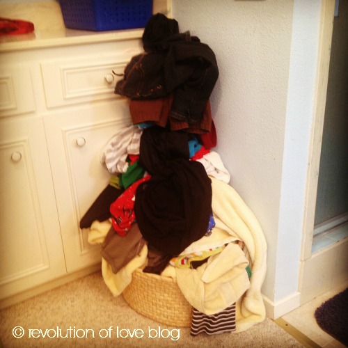 © revolution of love blog - laundry