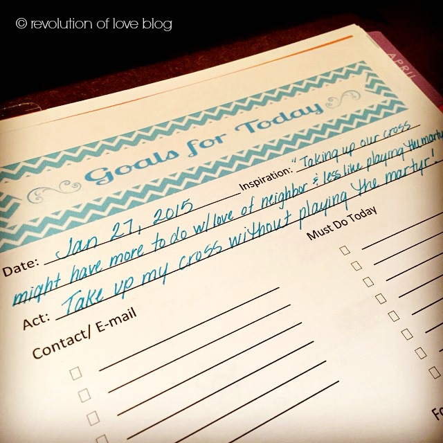 Revolution of Lov Blog - planner_quoteW